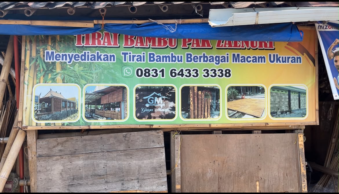 Tirai Bambu Pak Zaenuri